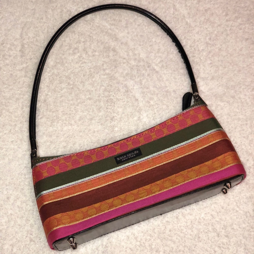 Kate Spade Multicolor Striped Shoulder Bag